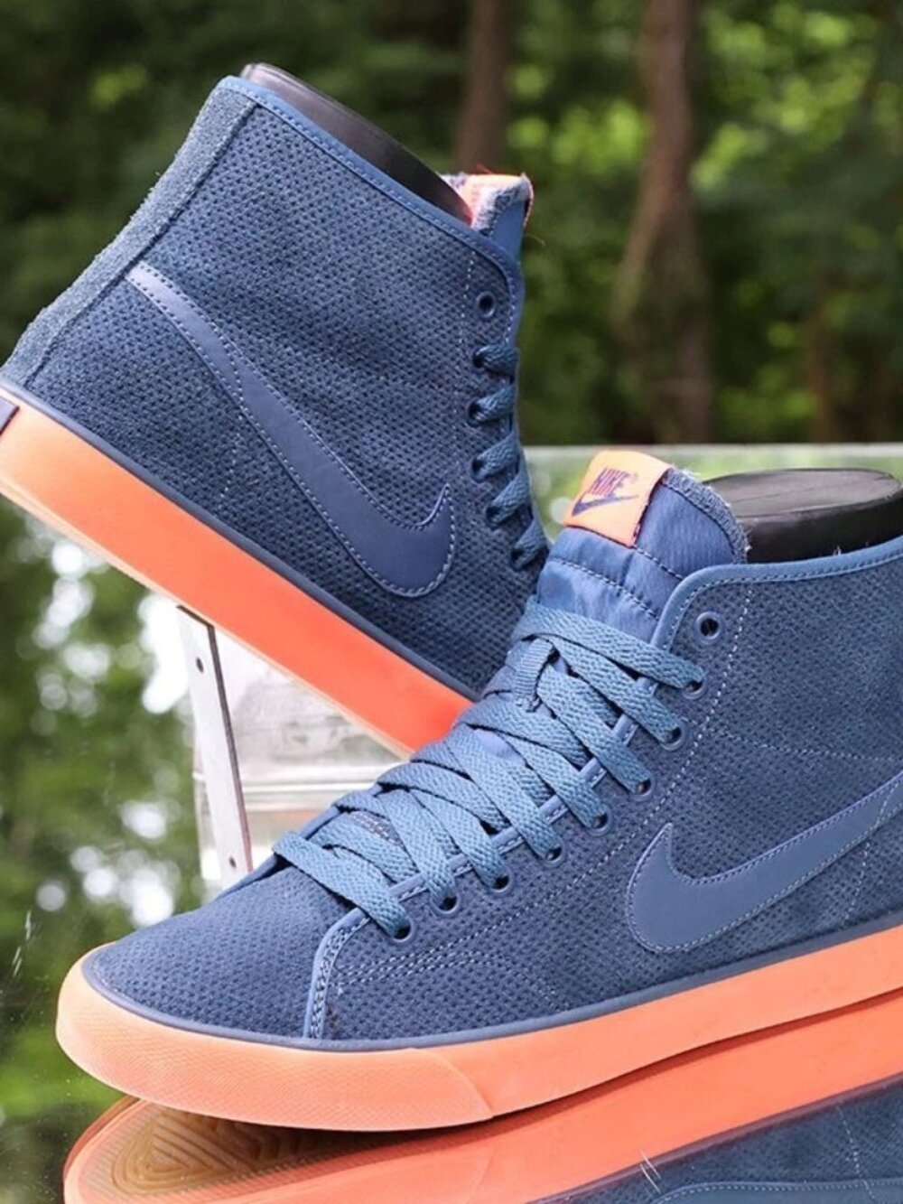 Nike Promo Court Mid-Top Suede Sneakers